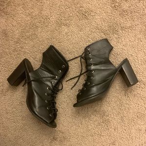 Lace up heels